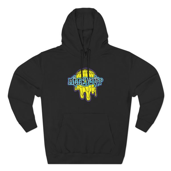 Alleycvt  9 Lives Three-panel Fleece Hoodie